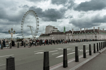 Londyn, Westminster Bridge i London Eye