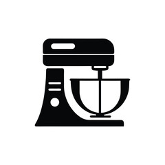 Electric mixer icon vector illustration logo template for many purpose. Isolated on white background. stand mixer icon vector design template in white background
