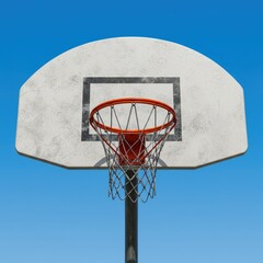 basketball hoop and net