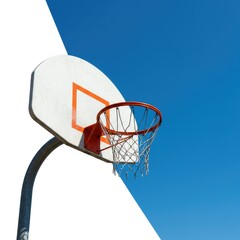 basketball hoop and net