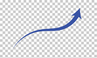 Black curve arrow icon on transparent background. flat style. arrow icon for your web site design, logo, app, UI. arrow indicated the direction symbol. curved arrow sign . EPS 10 .