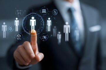 Human Resource Management Technology Interface.