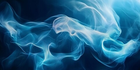 Dynamic Abstract Blue Background with Light and Shadow Creating an Energetic Underwater Ocean Scene