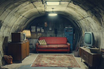 Bunker for a nuclear disaster 