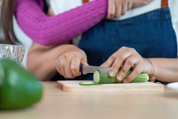 Culinary Connection: Friends Sharing Cooking Moments