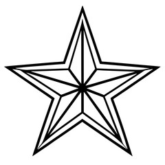 Line Art Scholarly Star Design