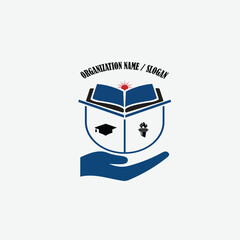 3399 educational logo school college university learning institute book academy organization [Converted]