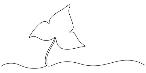 green ivy leaf continuous one line drawing, Emerald Green IVY Leaf Vector Illustration Outlined and Flat Icon Design, A beautiful hand-drawn illustration of an ivy leaf frame, featuring delicate green