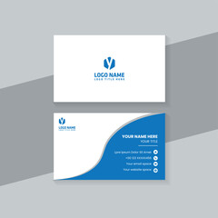 Business Card Design: A clean and modern business card design, featuring a professional layout, showcasing the potential for brand identity and contact information. 
