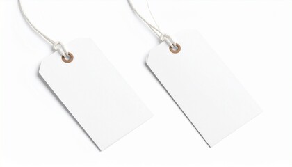 blank price tag