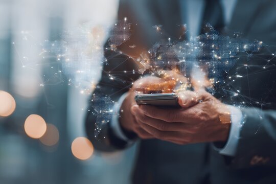 Global Connectivity on Mobile Device.