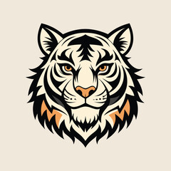 Tiger Head Illustration