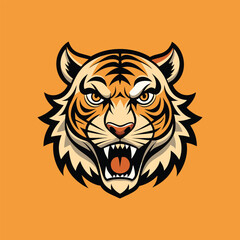 Tiger Head Illustration