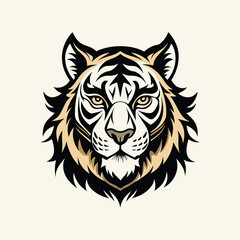 Tiger Head Illustration