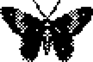 Dark Aesthetic Dithering Graphic Elements