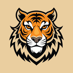 Tiger Head Illustration