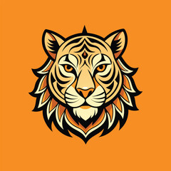 Tiger Head Illustration