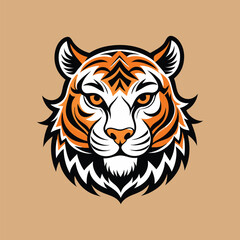 Tiger Head Illustration
