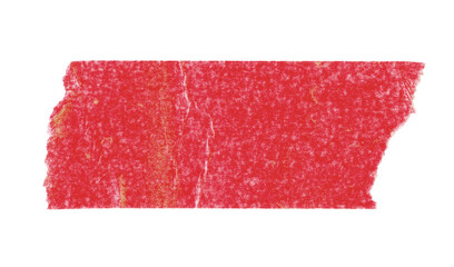 red sticker paper tape washi tape high quality isolated	