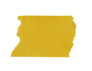 mustard yellow sticker paper tape washi tape high quality isolated	