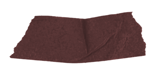 dakr brown sticker paper tape washi tape high quality isolated	