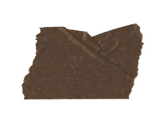 brown sticker paper tape washi tape high quality isolated	