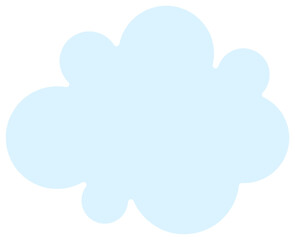 Simple Cloud Illustration