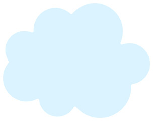 Simple Cloud Illustration