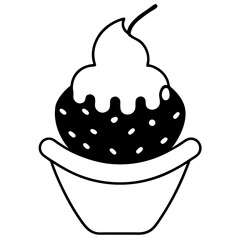 Chocolate Ice Cream Design strawberry ice cream vector