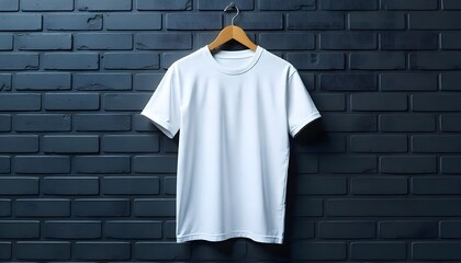 Man in a white t-shirt with a Jesus on a cross design, a casual cotton apparel illustration template