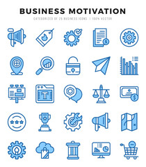 Business Motivation Icon Bundle 25 Icons for Websites and Apps