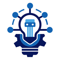Tech Innovation icon on white background