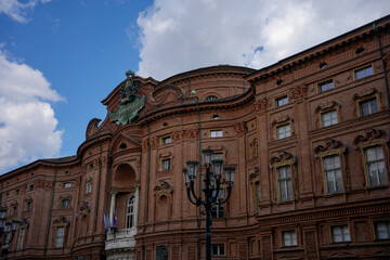 Carignano Palace in Turin Italy
