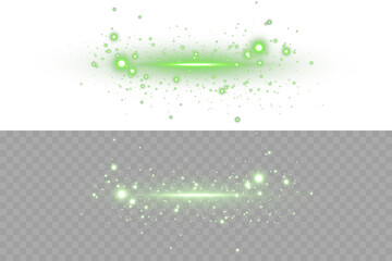 Green glowing line with horizontal beam, soft flare glow, and futuristic light shine. Perfect for...