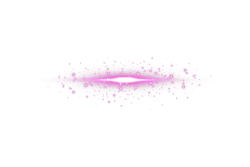 Horizontal pink neon light stroke with glowing tube and soft beam projection. Perfect for synthwave effects, UI design elements, energy-based illustrations, or modern motion visuals with vibrant neon 