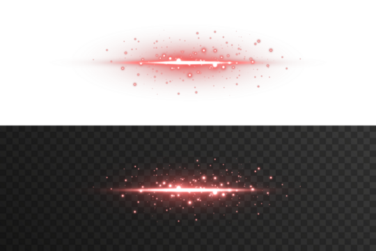 Transparent red glowing line with intense beam and LED-style shine. Ideal for motion backgrounds, futuristic presentations, digital signage effects, cyberpunk interface elements, or high-tech abstract