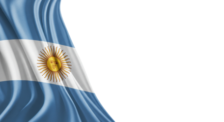  waving flag of Argentina. transparent, png, 