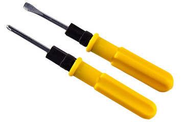 Fototapeta premium set of screwdriver isolated transparent or white background. png image