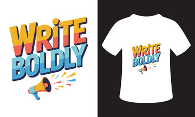Inspiring Writer's T-Shirt Design