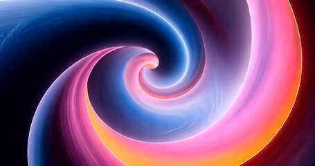 Vibrant swirling abstract design with colorful gradients - Powered by Adobe