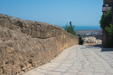 ancient fortification wall