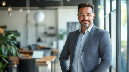 Fototapeta premium portrait of a handsome businessman