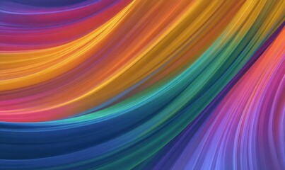 Vibrant abstract waves of color flowing seamlessly, creating a dynamic visual experience
