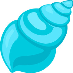 Cartoon Ocean Shells Set