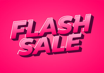 Bold Flash Sale Announcement in Pink