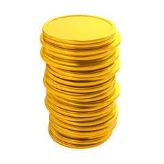 3D stack of yellow round disks high quality commercial stock photo clean simple design detail background image clear visual high quality commercial stock photo clean simple design detail background im