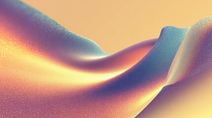 Abstract flowing fabric in warm tones, creating a serene atmosphere with soft gradients