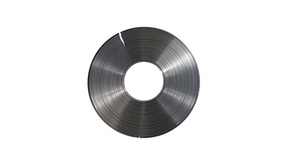 Heat Disk Cracked Object-Only on White Background  Macro Studio Image for Editorial and Infographics