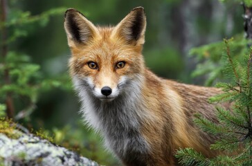 red fox vulpes