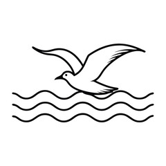 Obraz premium vector illustration of a bird